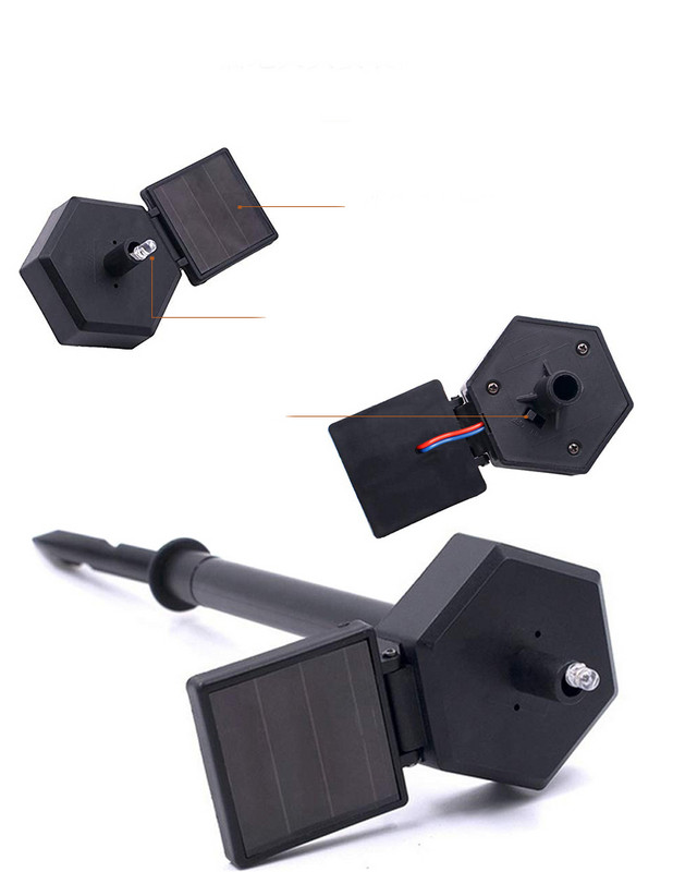 Ūdensizturīga saules lampa - dārzam