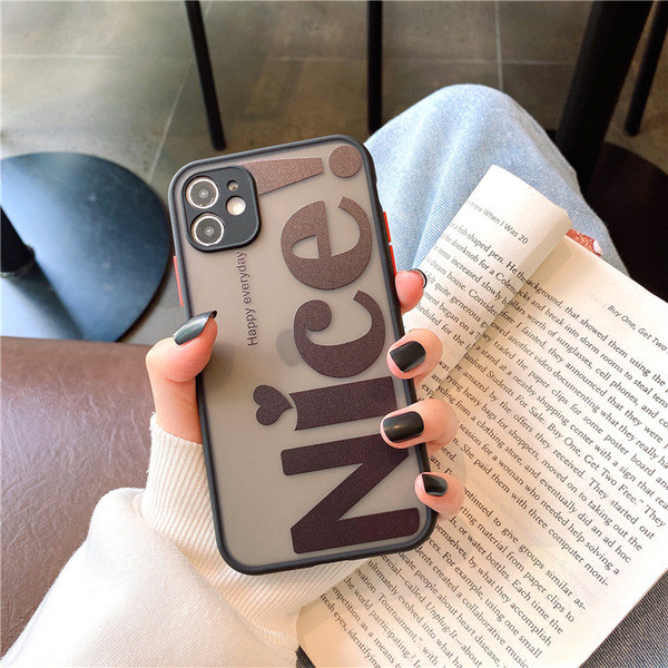 Iphone 11 ümbris kirjaga Nice