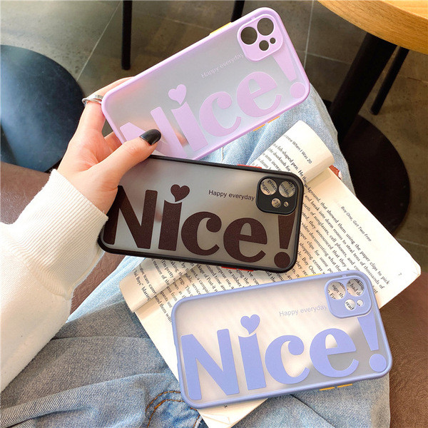 Iphone 11 ümbris kirjaga Nice