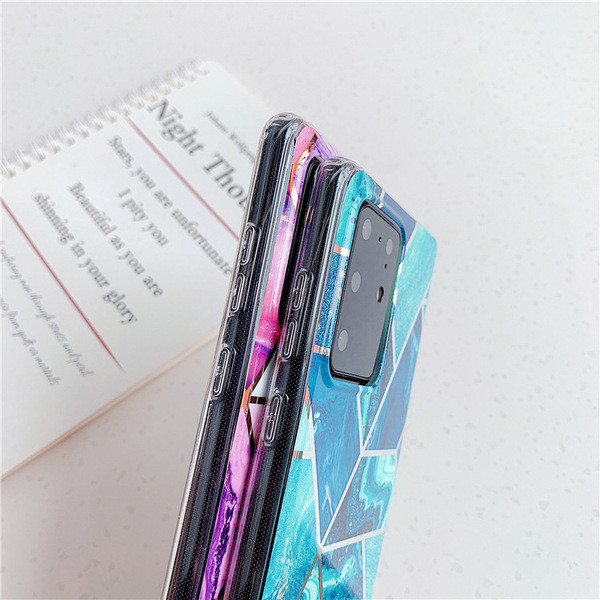 Marmorefektiga silikoonümbris Samsung S20 Plus jaoks