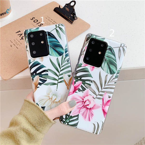 Lillemustriga silikoonümbris Samsung S20 Plus jaoks