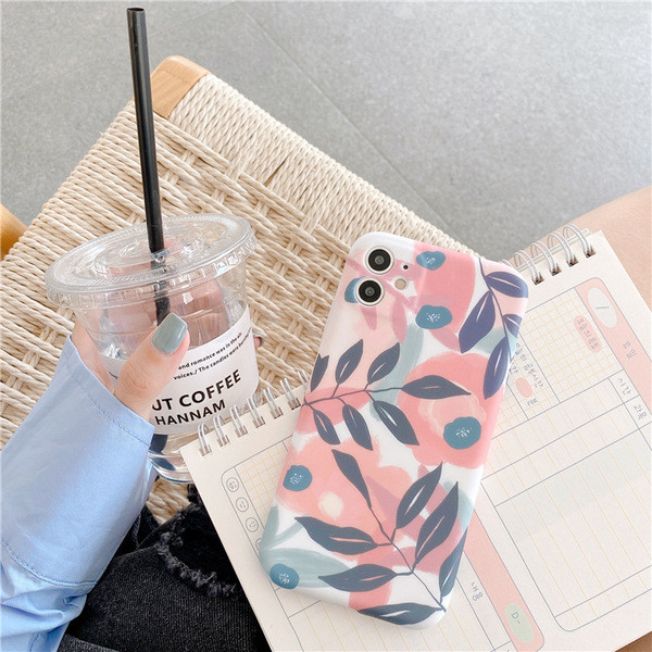 Ziedu apdrukas maciņš priekš iPhone 11