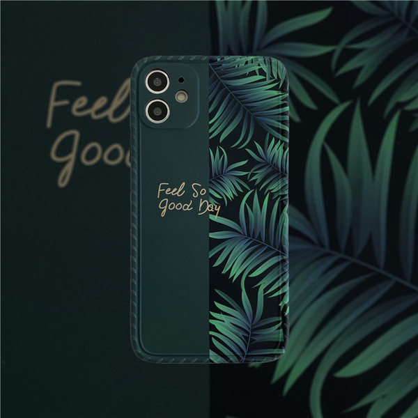 Iphone 11 maciņš ar uzrakstu zaļā krāsā