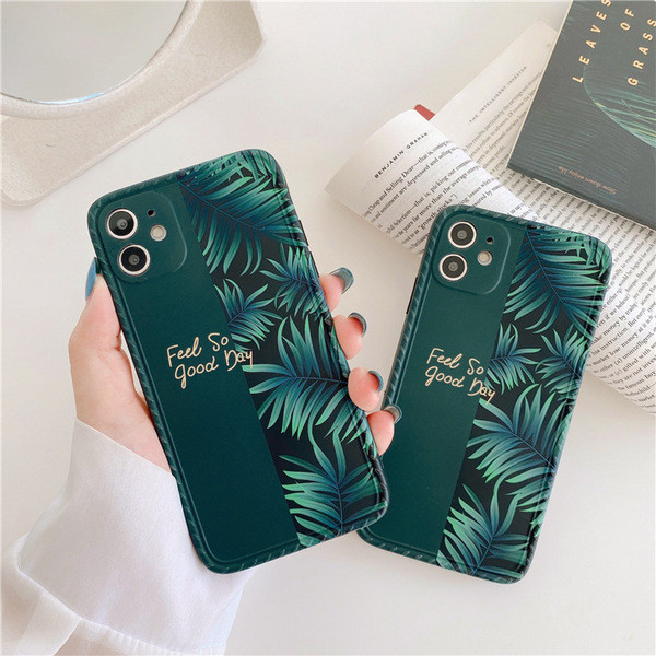 Iphone 11 maciņš ar uzrakstu zaļā krāsā