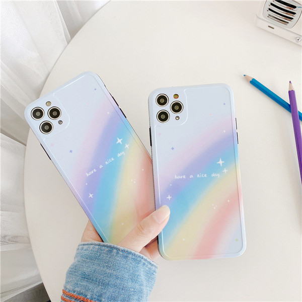 Mitmevärviline ümbris Iphone 11 Pro Maxile ja kiri