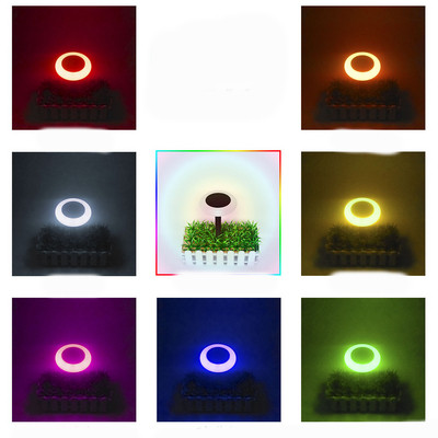 Saules ūdensnecaurlaidīga dārza lampa - vairākas gaismas