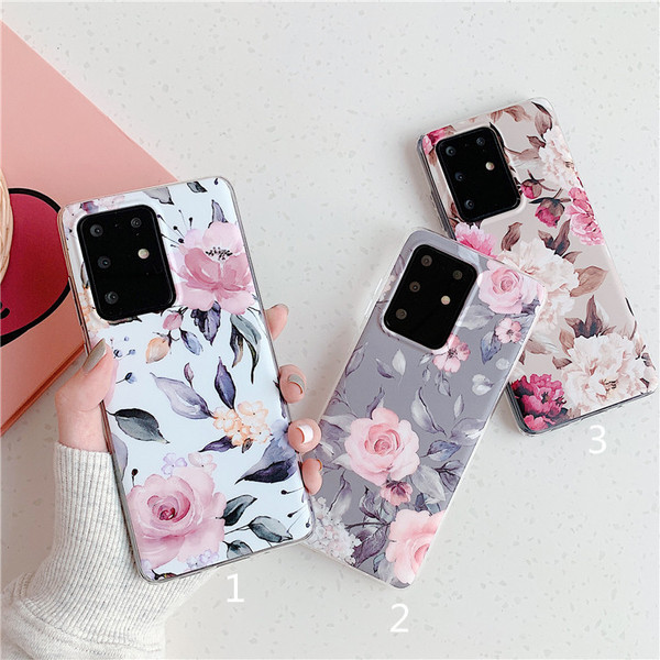 Szilikon virág tok Samsung S20 Plus-hoz - többféle modell