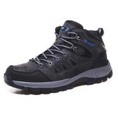 Férfi túrabakancs fűzővel, egyenes talppal