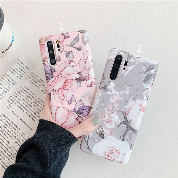 Θήκη σιλικόνης για Samsung Note 10 με λουλούδια - δύο μοντέλα