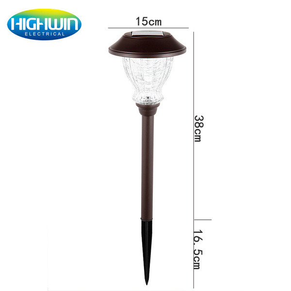 Saulės vandeniui atspari sodo lempa