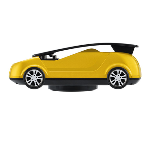 Naujo modelio stovas, automobilio formos, tinkantis telefonui