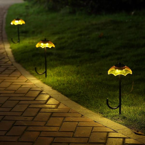 LED vodootporna kišobran vrtna svjetiljka