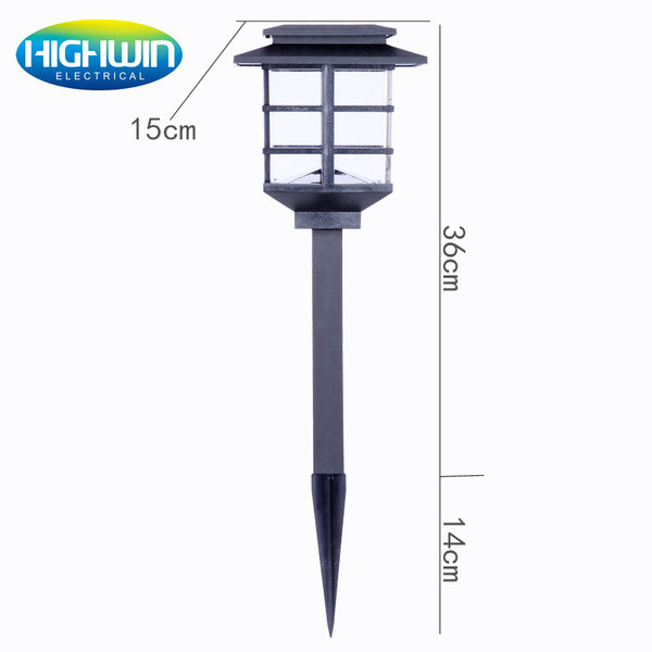 Vízálló négyzet alakú kerti lámpa