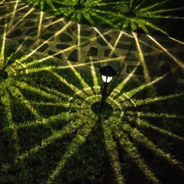 Saules LED dārza lampa izgatavota no nerūsējošā tērauda