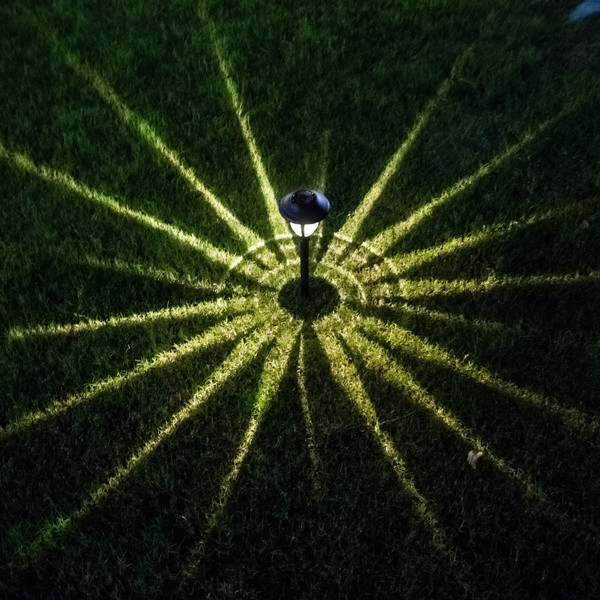 Saules LED dārza lampa izgatavota no nerūsējošā tērauda