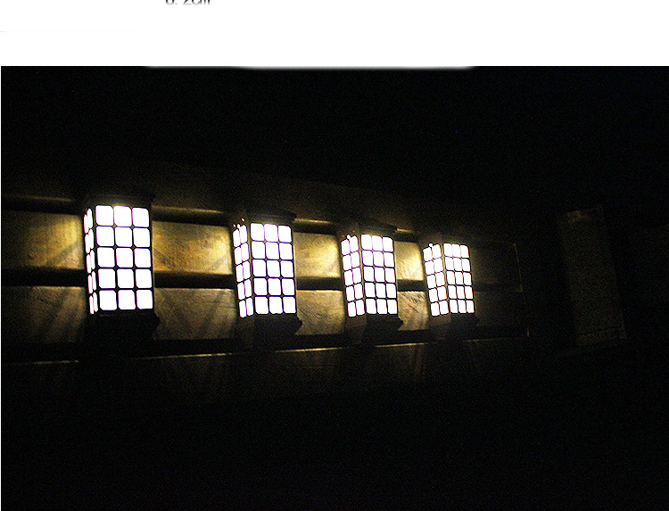 Dekoratyvinis sieninis šviestuvas sodui