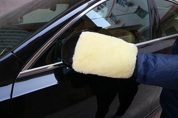 Пухена ръкавица за почистване на автомобил