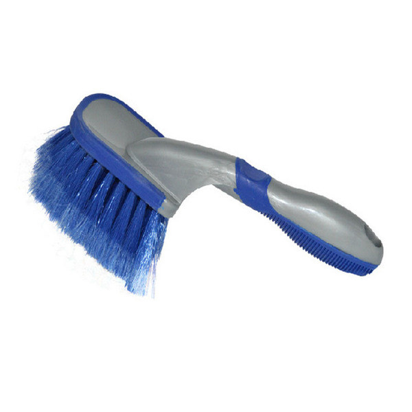 Car cleaning brush and wheels