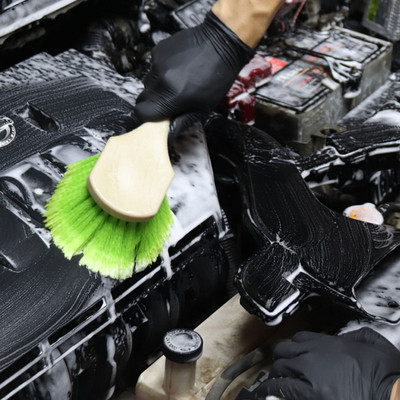 Βούρτσα καθαρισμού αυτοκινήτου επίσης κατάλληλη για ζάντες