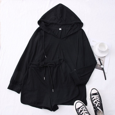 Uue mudeli naiste komplekt kaheosalistest lühikestest pükstest + pluus