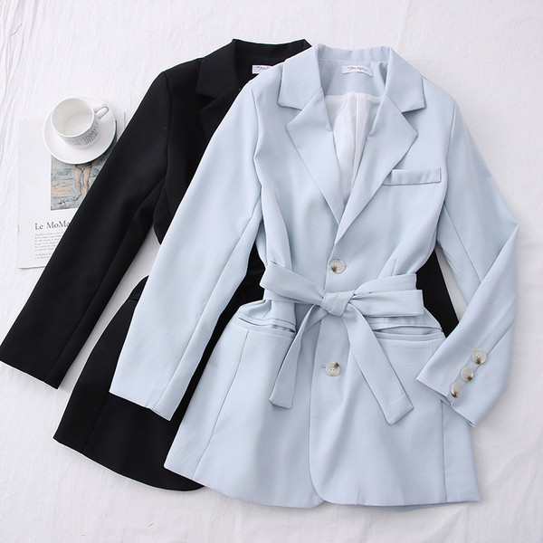 Új modell hosszú női kabát övvel