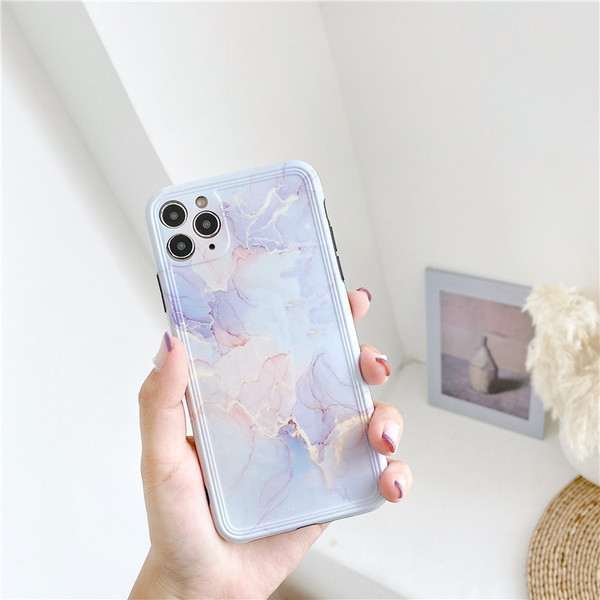 Silikona maciņš priekš Iphone 11 Pro Max ar marmora efektu