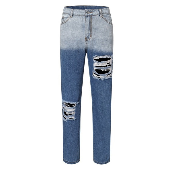 Moodsad naiste pikad teksased rebenenud motiivi ja kõrge vöökohaga