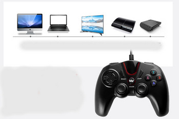 Gamepad κατάλληλο για PC PS3 με καλώδιο φόρτισης USB