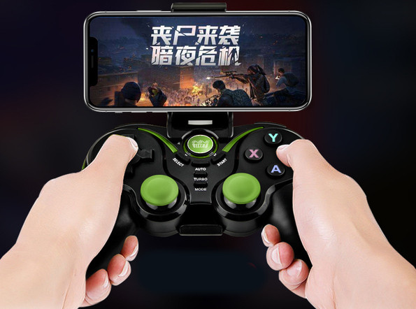 Spēļu pults piemērots tālrunim un datoram ar USB uzlādes kabeli