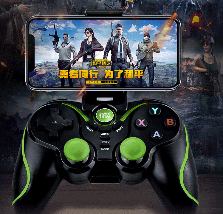 Spēļu pults piemērots tālrunim un datoram ar USB uzlādes kabeli