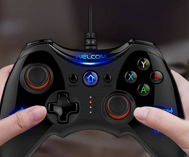 Arvuti mängupult USB laadimiskaabliga