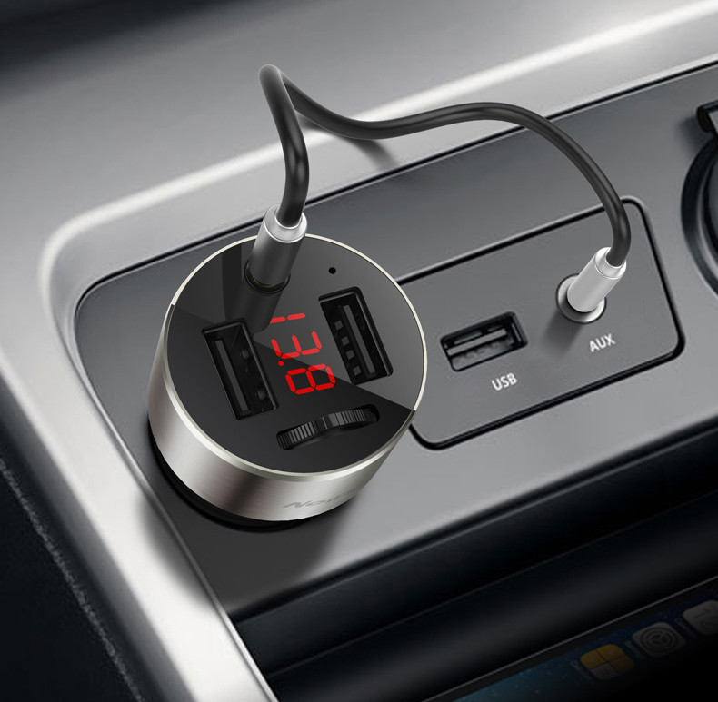 Πομπός με θύρα USB, Bluetooth και U-disk με γρήγορη φόρτιση