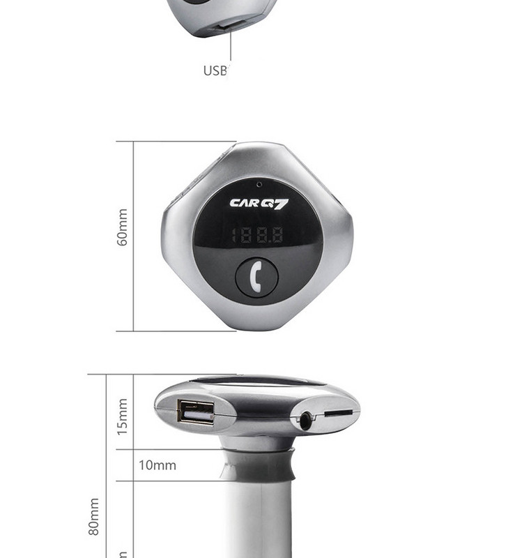 Transmițător pentru Colas MP3 player, Bluetooth și FM