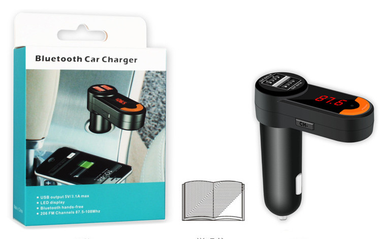 Πομπός αυτοκινήτου MP3 με θύρα USB και Bluetooth