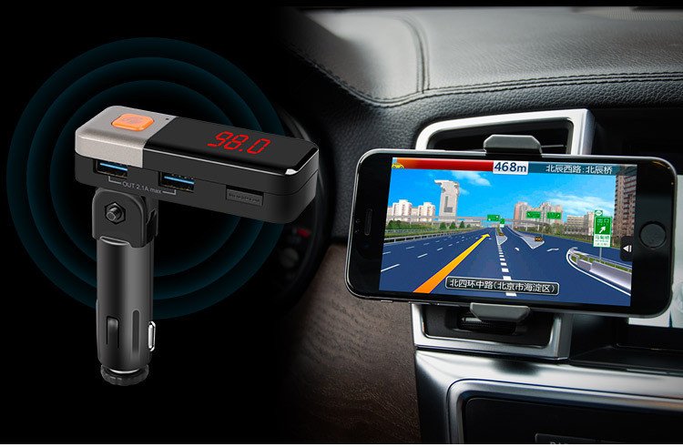 LED ekraani ja FM-iga autosaatja