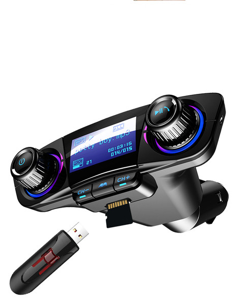 MP3 automobilinis siųstuvas – su USB prievadu ir Bluetooth