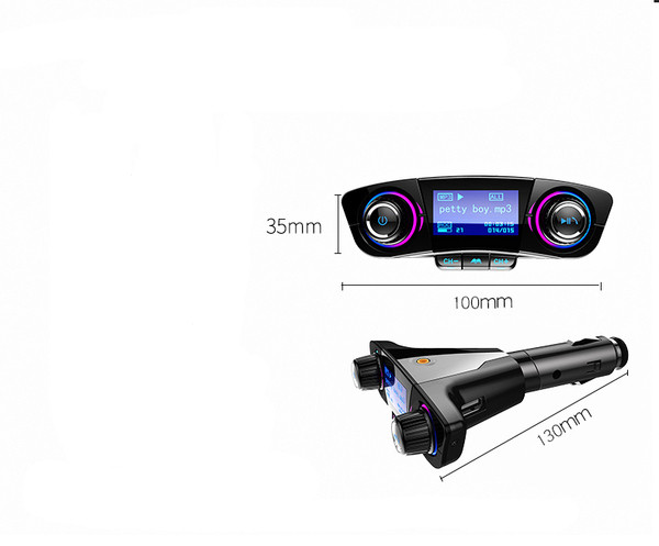 MP3 automobilinis siųstuvas – su USB prievadu ir Bluetooth