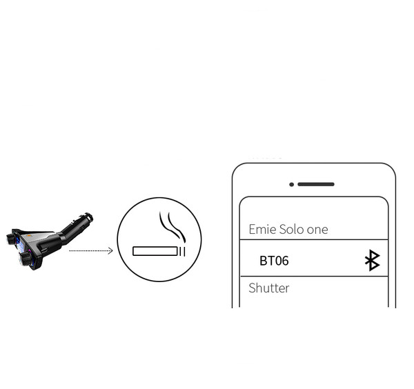 MP3 automobilinis siųstuvas – su USB prievadu ir Bluetooth