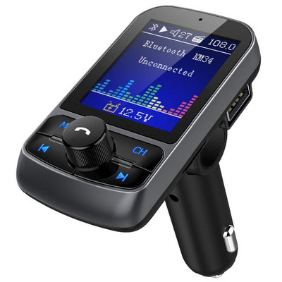 Raidītājs ar krāsu ekrānu, MP3 atskaņotāju, Bluetooth un dubultu USB