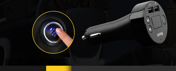 MP3 autós adó - USB porttal és Bluetooth-al