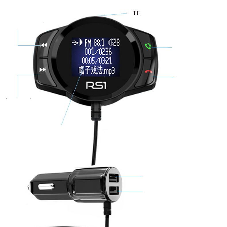 Multifunkcionális MP3 autós adó