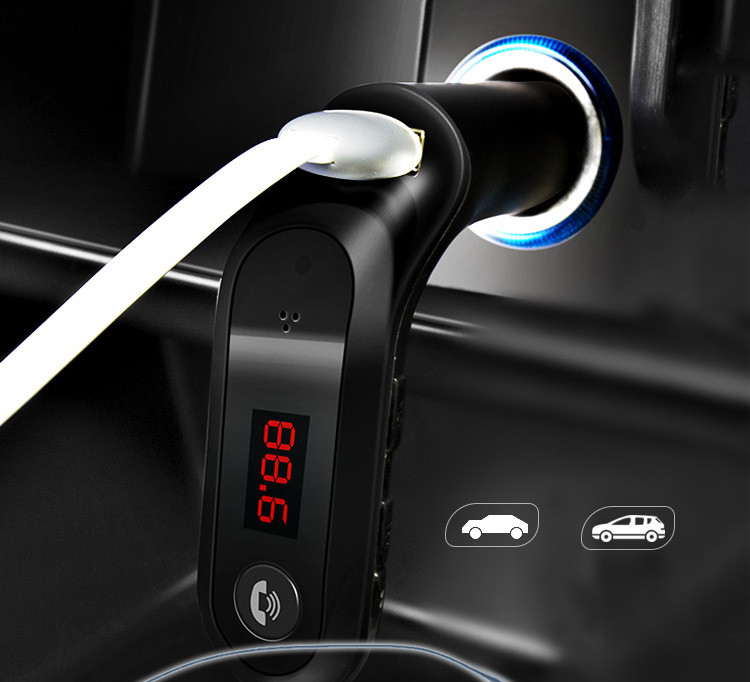 Πομπός αυτοκινήτου με FM και Bluetooth