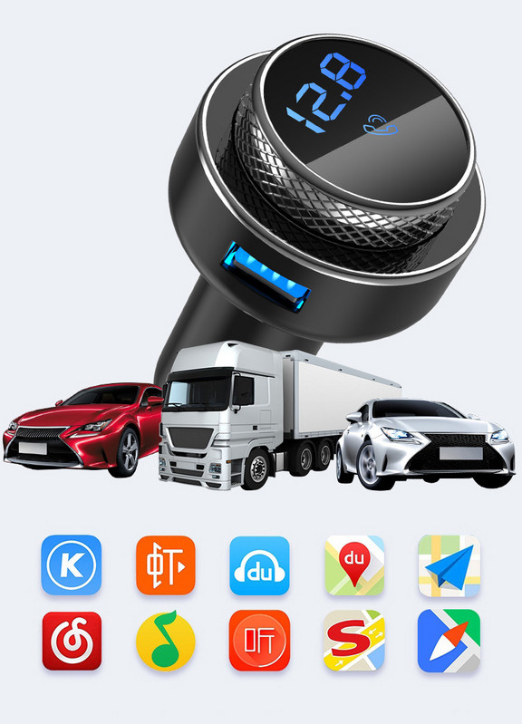 Autós adó kihangosítóval és LED képernyővel