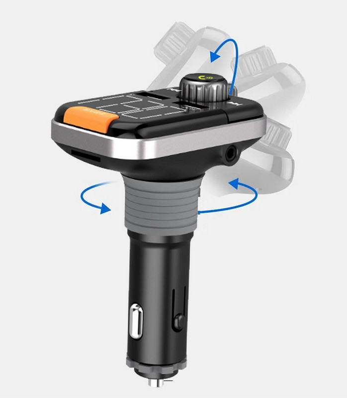 Transmițător auto Bluetooth cu două porturi USB