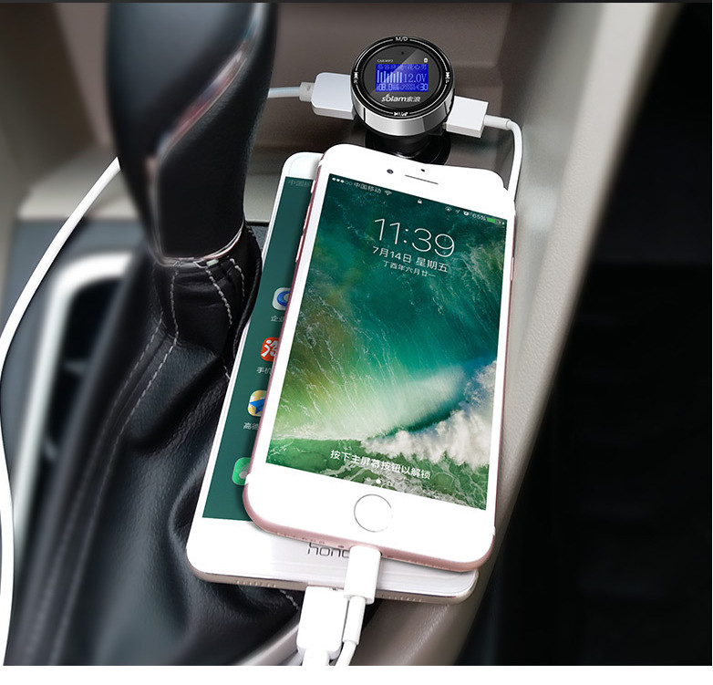 Multifunktsionaalne MP3 autosaatja Bluetoothiga