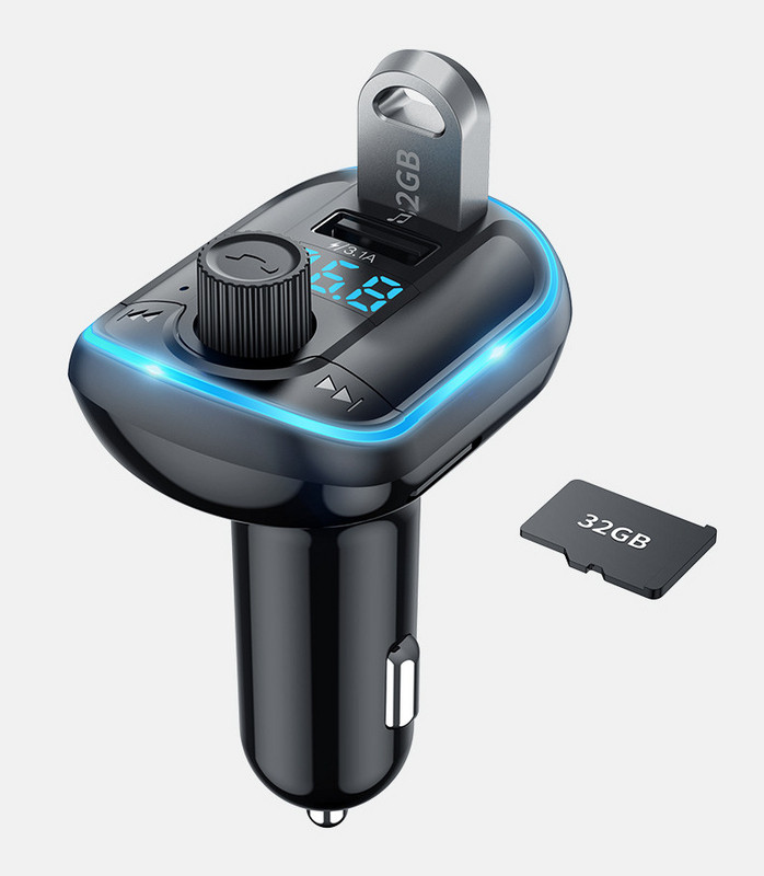 Daudzfunkcionāls raidītājs ar USB lādētāju un Bluetooth