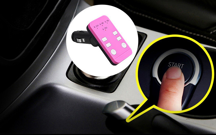 Autós adó Bluetooth és FM funkcióval