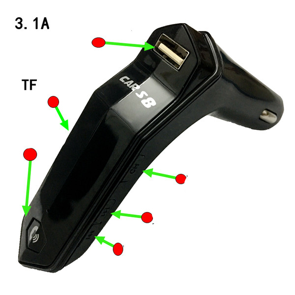 MP3 autós adó - Bluetooth és USB porttal