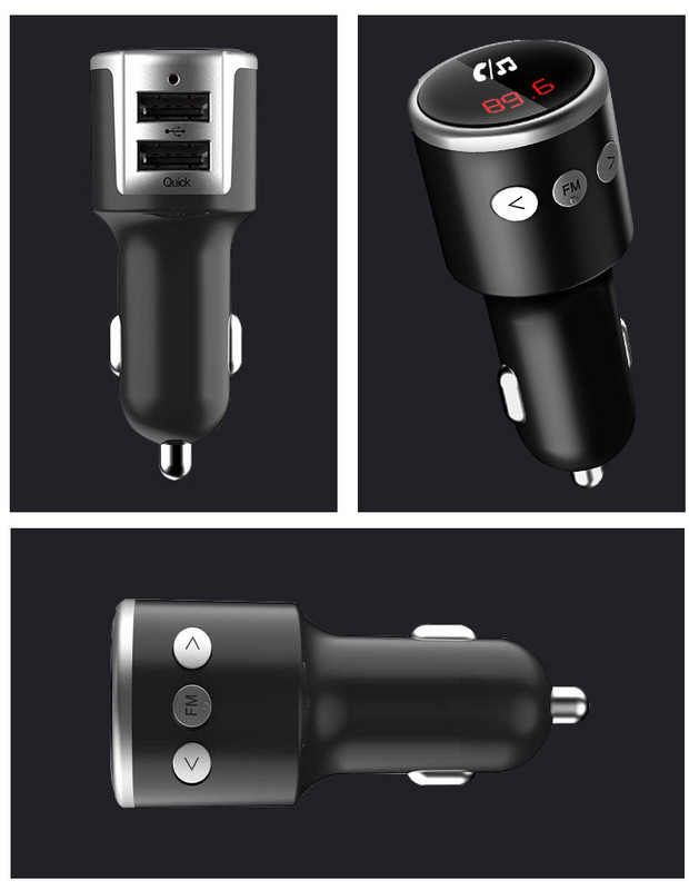 Multifunktsionaalne autosaatja Bluetoothi ja FM-iga
