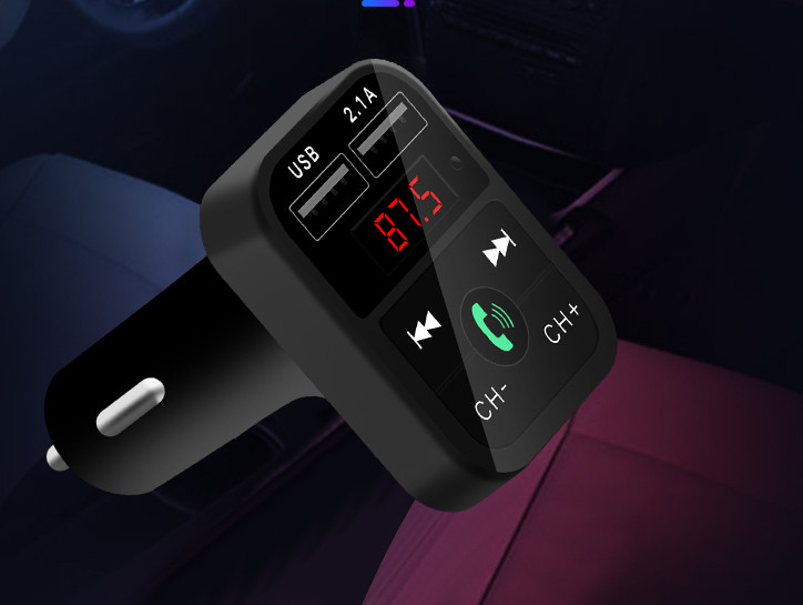 Πομπός αυτοκινήτου με hands-free και Bluetooth